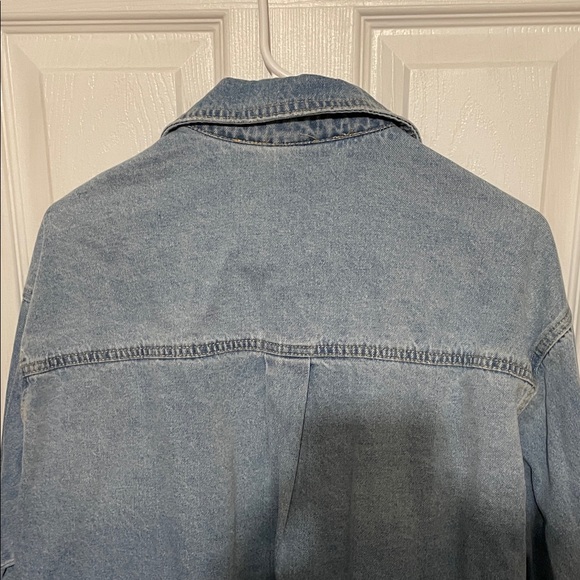 Denim Button-Up Jacket - Picture 9 of 10